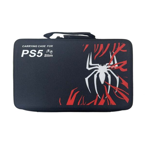 Ps5 Carrying Bag For Ps5 Slim - Spiderman Black-0