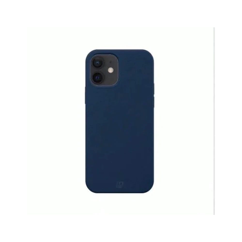 Momax Silicon Phone Case For Iphone 12 Mini (5.4) - Blue-0 Momax Silicon Phone Case For Iphone 12 Mini (5.4) - Blue-0