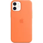Apple Iphone 12 Mini Silicone Case With Magsafe - Kumquat-0