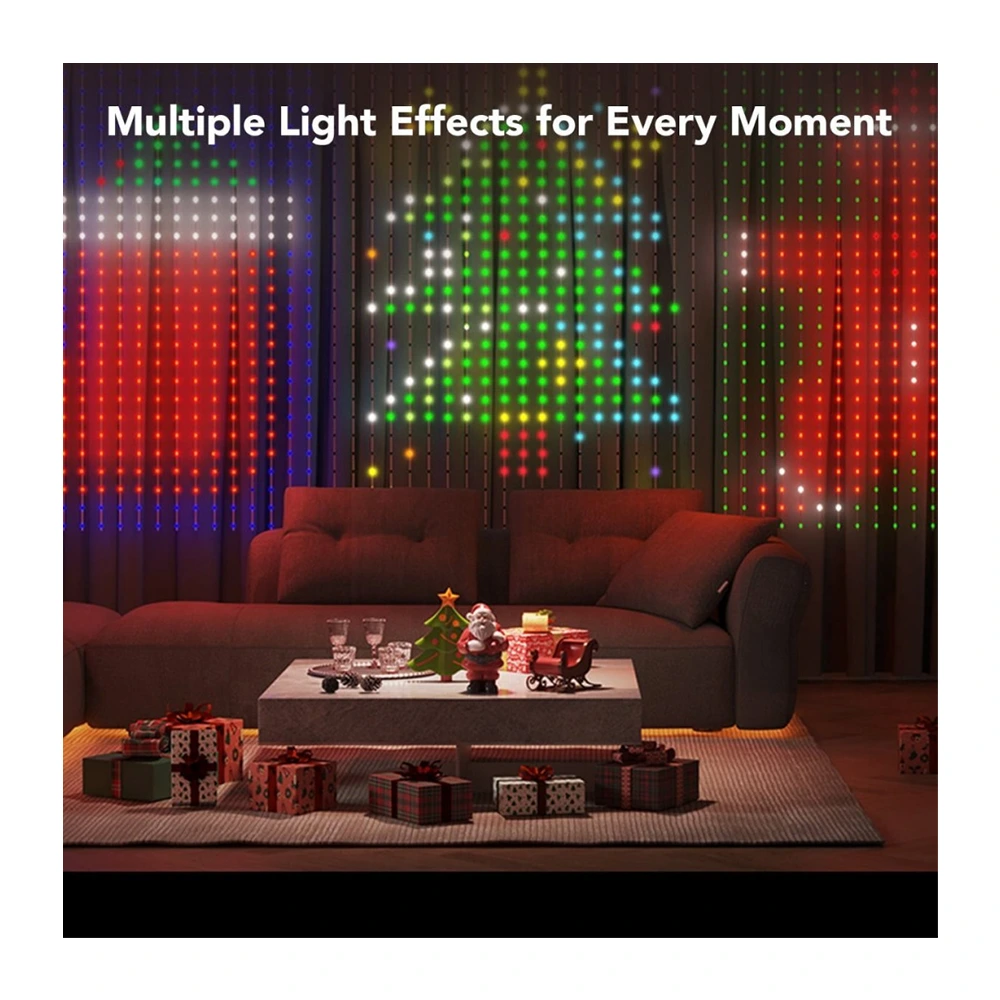 Govee Netflix RGBIC Indoor Curtain Lights 400 LED (1.5m*1.5m)-127715 Govee Netflix RGBIC Indoor Curtain Lights 400 LED (1.5m*1.5m)-127715