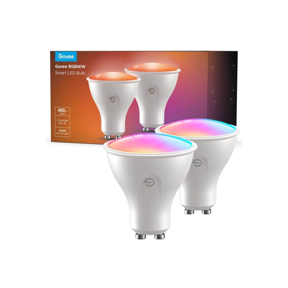 Govee Rgbww Smart Led Bulb 400lm (2pack)-0 Govee Rgbww Smart Led Bulb 400lm (2pack)-0