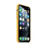 Apple Iphone 11 Pro Leather Case - Meyer Lemon-128171