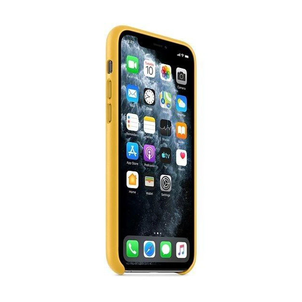 Apple Iphone 11 Pro Leather Case - Meyer Lemon-128171 Apple Iphone 11 Pro Leather Case - Meyer Lemon-128171