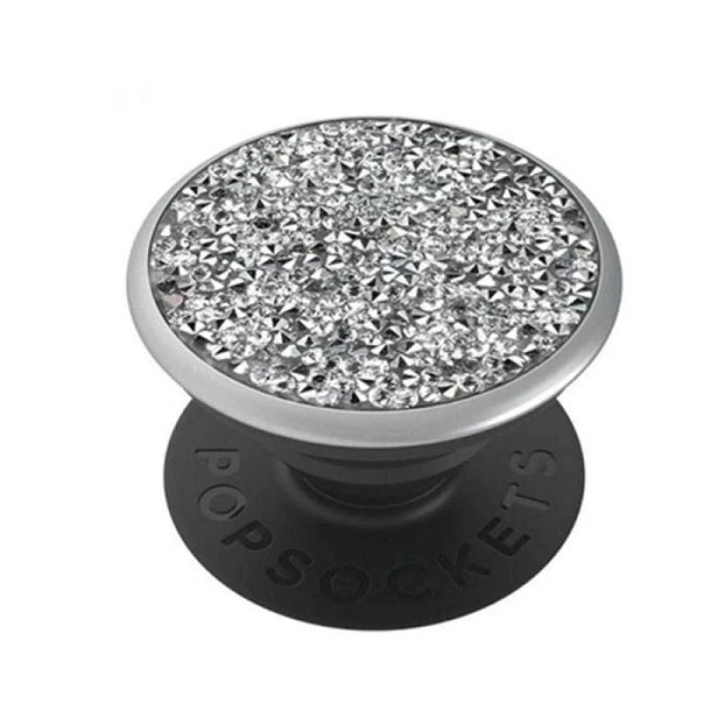 Popsockets Popgrip Silver Crystal-0 Popsockets Popgrip Silver Crystal-0