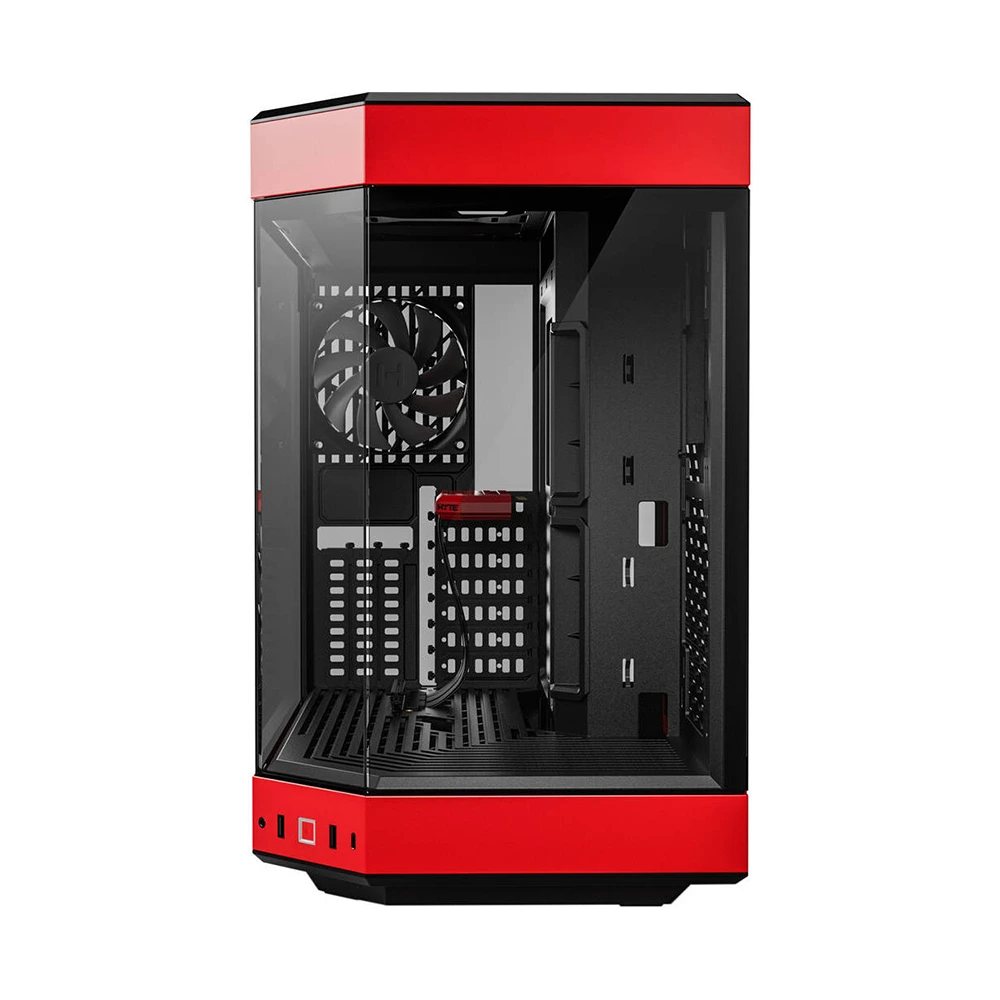 Hyte Y60 Dual Chamber Panoramic Tempered Glass Atx Modern Aesthetic Case - Red-128571 Hyte Y60 Dual Chamber Panoramic Tempered Glass Atx Modern Aesthetic Case - Red-128571