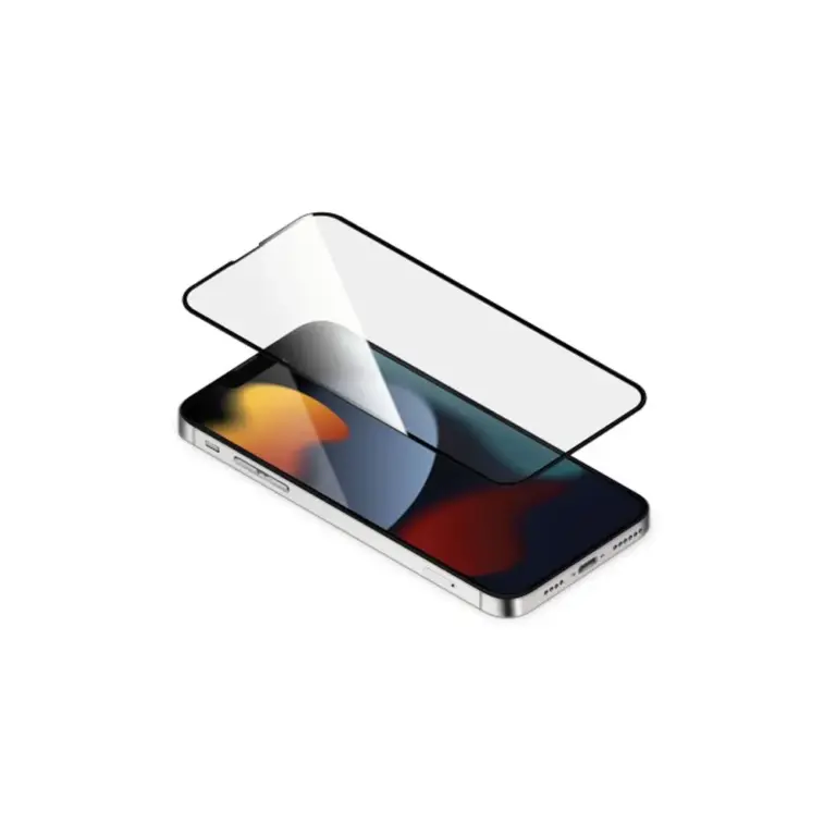 Torrii Bodyglass Screen Protector For iPhone 13/13 Pro (6.1”) Anti-Bacterial Coating - Full Coverage - Black-0