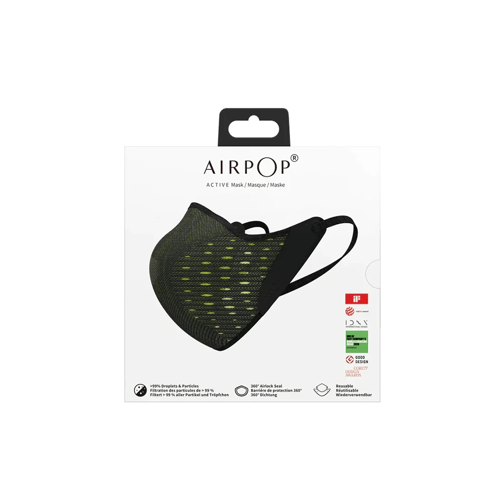 Airpop Active Face Mask - Black-128689 Airpop Active Face Mask - Black-128689