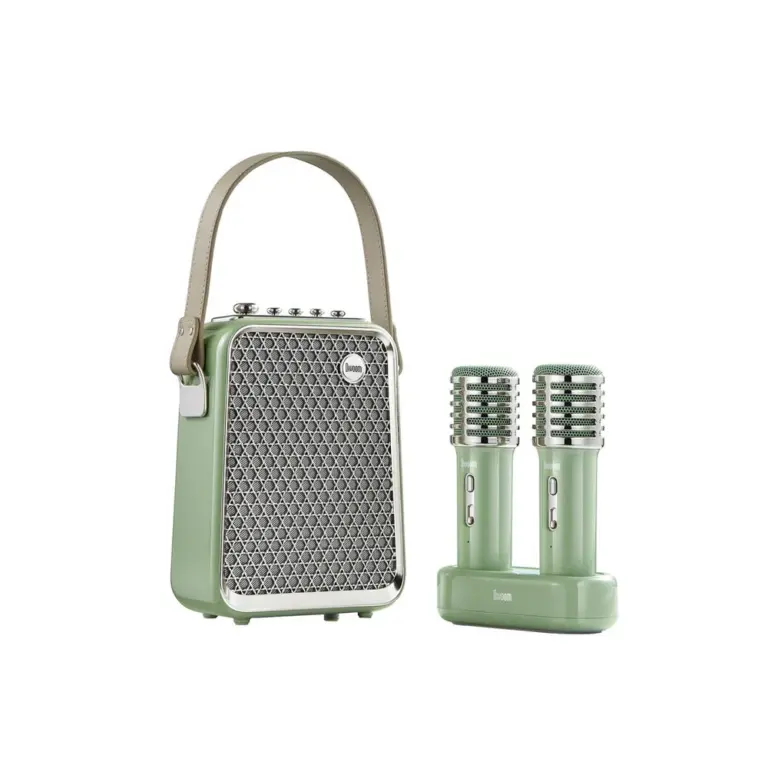 Divoom Songbird-hq Portable Karaoke Bluetooth Speaker - Green-0