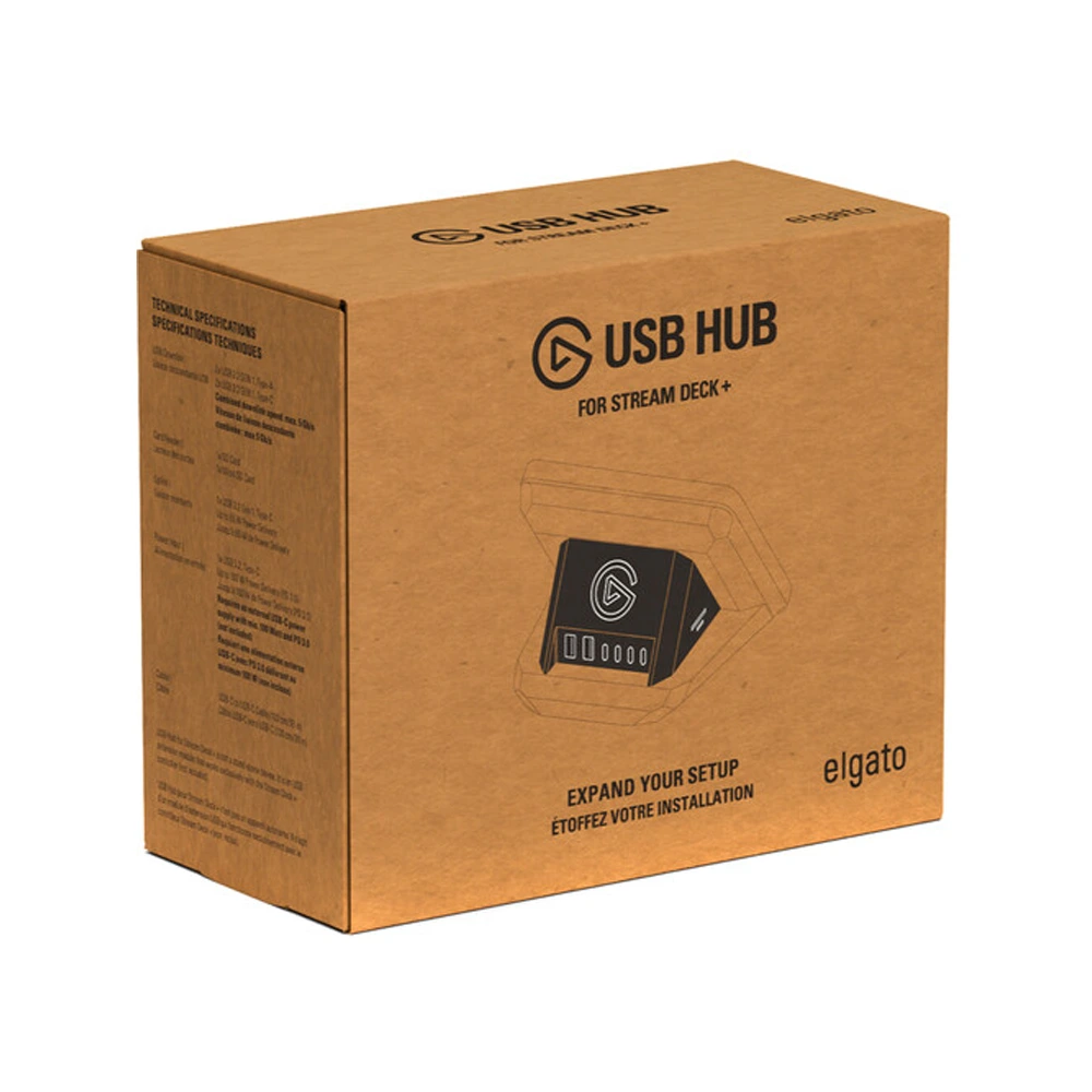 Elgato USB Hub for Stream Deck Plus-128746 Elgato USB Hub for Stream Deck Plus-128746