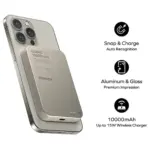 Momax Q.mag X1 Magnetic Wireless Power Bank 10000mah - Gen 2 - Black-128757