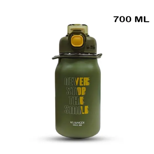 D.kadi Portable Travel Stainless Steel Water Bottle 700ml - Green-0