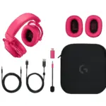 Logitech Pro X2 Lightspeed Wireless Gaming Headset - Magenta-129262