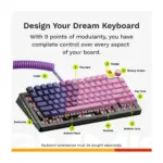 Glorious Gmmk 3 65% Prebuilt Wired Mechanical Gaming Keyboard - Black (Arabic Layout)-129365