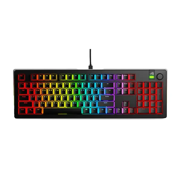 Glorious Gmmk 3 100% Prebuilt Wired Mechanical Gaming Keyboard - Black (Arabic Layout)-0