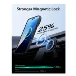 Esr Iphone 16 Pro Max Classic Hybrid Case With Stash Stand - Frosted Black-132319