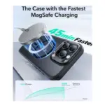 Esr Iphone 16 Pro Classic Hybrid Case With Stash Stand - Frosted Black -132334