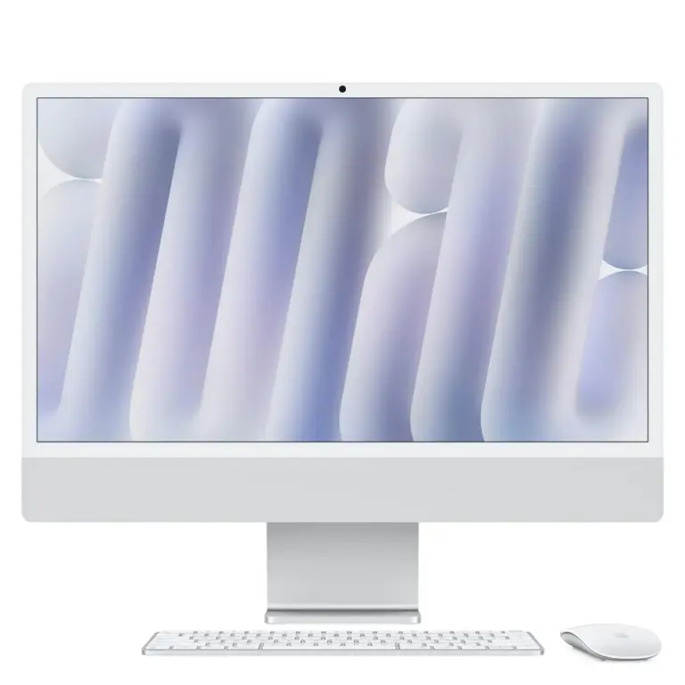 Apple Imac M4 24-inch 4.5k Retina Display With 10‑core Cpu 10‑core Gpu 16gb 2tb Ssd - Silver (Arabic)-0