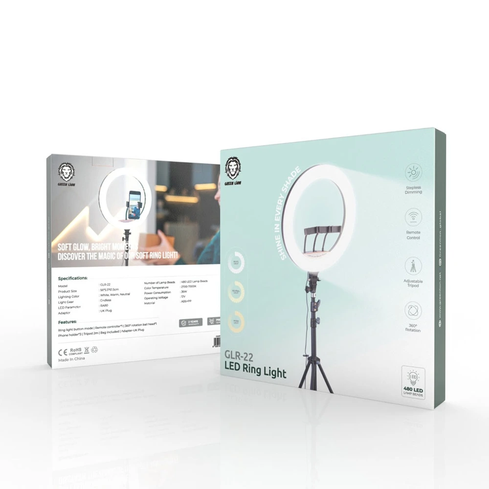 Green Lion Button Mode Ringlight 22-131780 Green Lion Button Mode Ringlight 22-131780