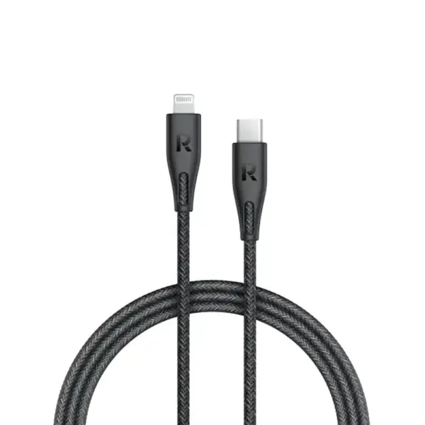 Ravpower Rp-cb1017 Charge & Sync Usb C Cable With Lightning Connector 1.2m Black-0