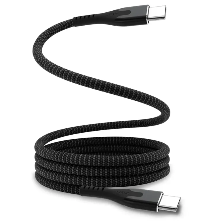 Statik Magstack Pro Magnetic 100w Usb-c To C Cable 2m (Black)-0