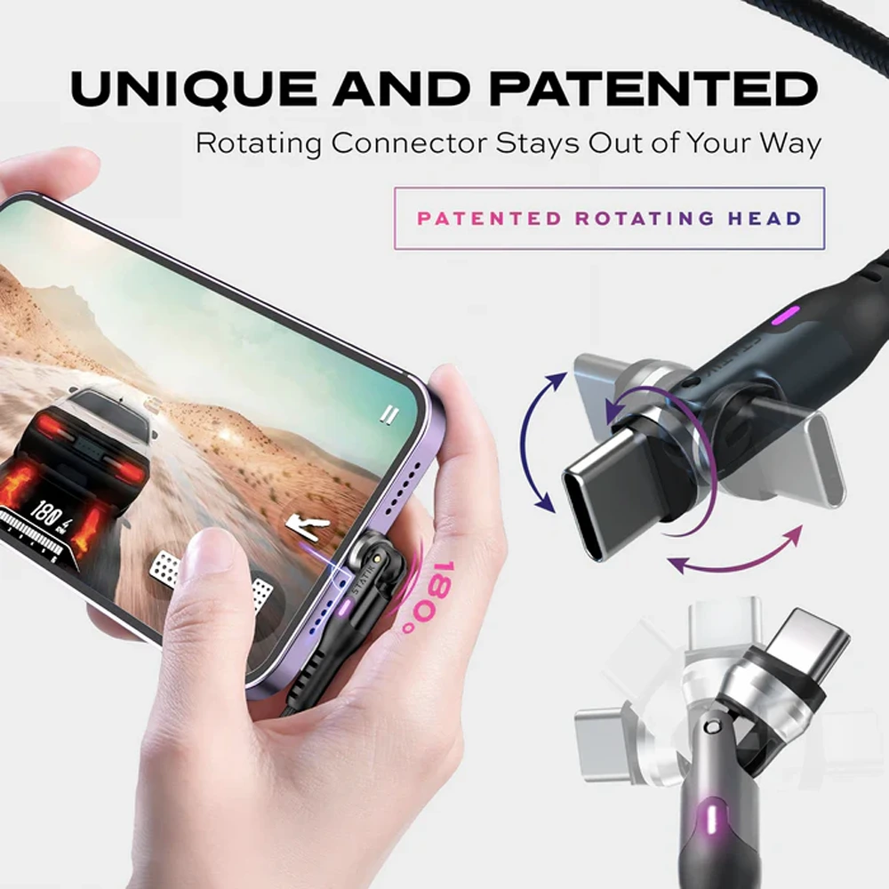 Statik Powerpivot Pro 100w Nylon Braided Usb-c To C Cable 2m (Black)-132129 Statik Powerpivot Pro 100w Nylon Braided Usb-c To C Cable 2m (Black)-132129