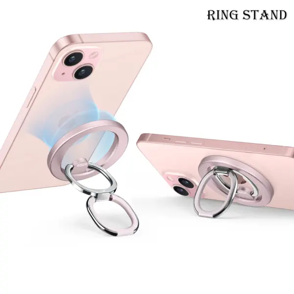 Esr Halo Lock Ring Stand - Pastel Pink-0