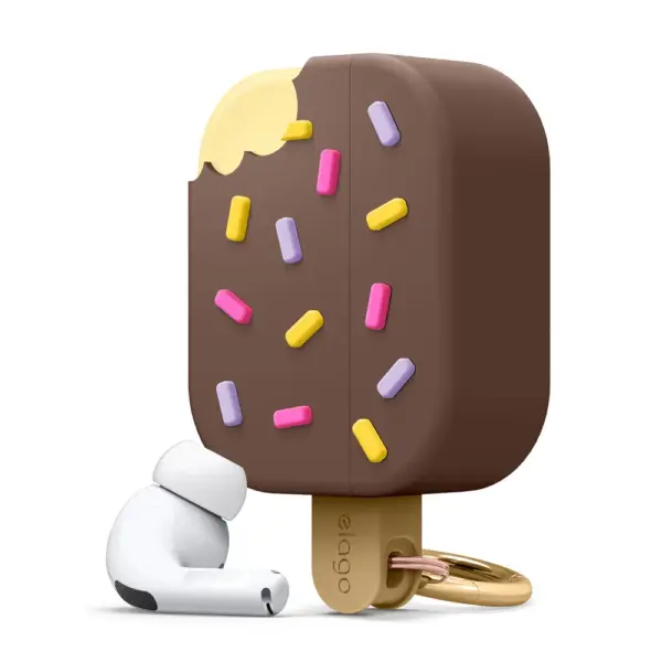 Elago Airpods Pro Ice Cream Case - Dark Brown-0