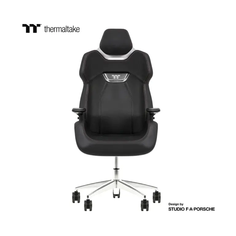 Thermaltake Argent E700 Real Leather Gaming Chair (Glacier White)-0