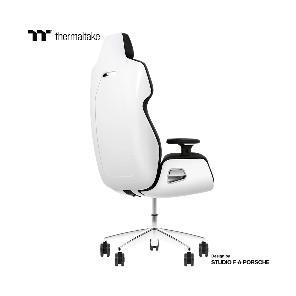 Thermaltake Argent E700 Real Leather Gaming Chair (Glacier White)-130163 Thermaltake Argent E700 Real Leather Gaming Chair (Glacier White)-130163