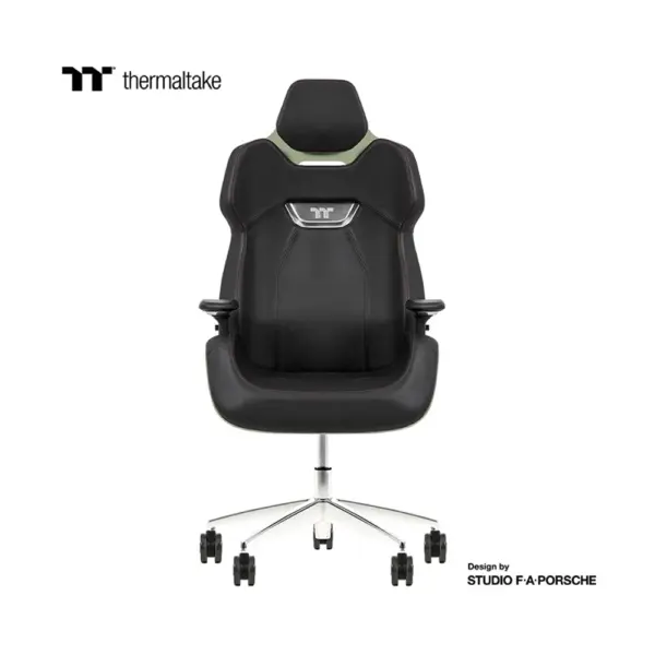 Thermaltake Argent E700 Real Leather Gaming Chair (Matcha Green)-0