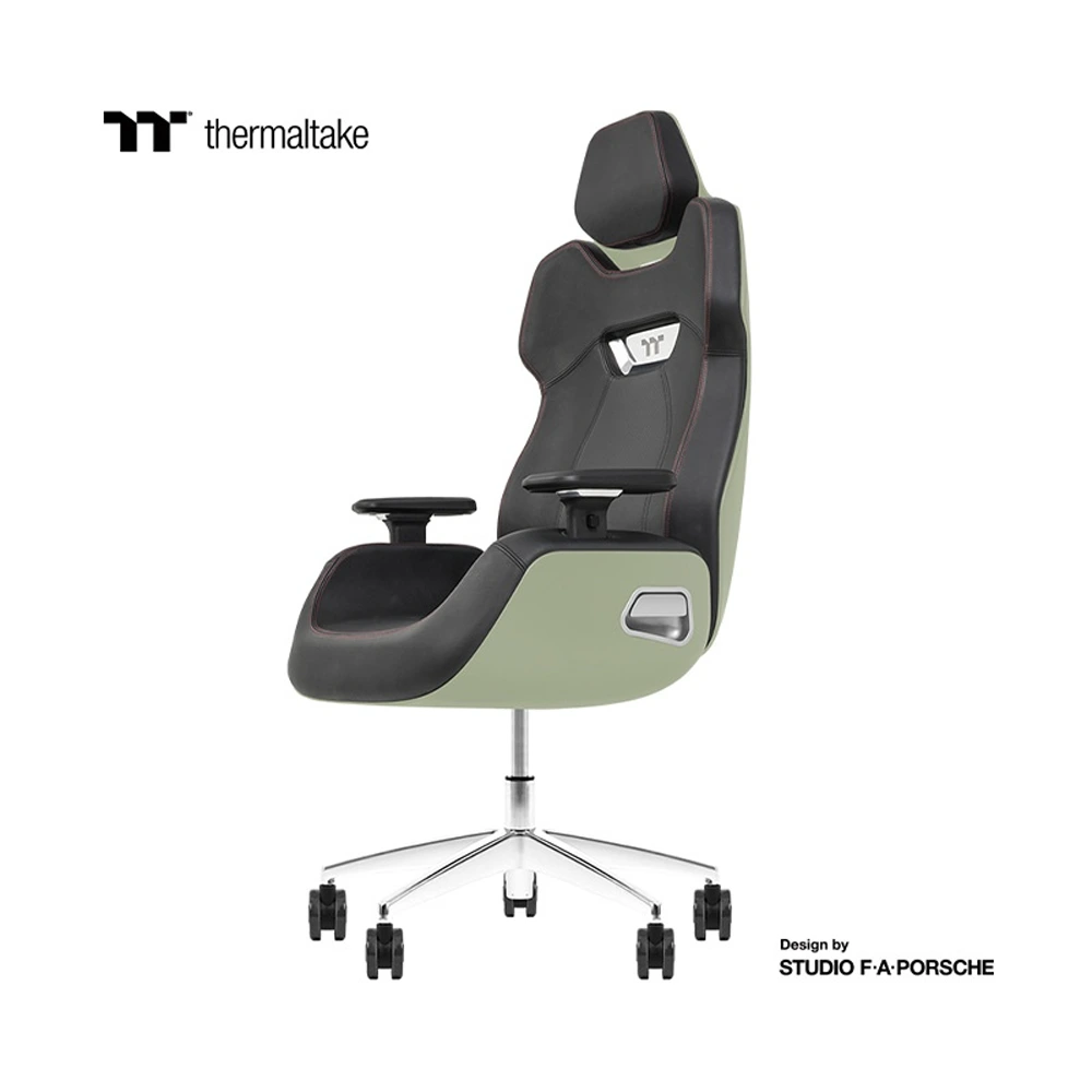 Thermaltake Argent E700 Real Leather Gaming Chair (Matcha Green)-thumbnail Thermaltake Argent E700 Real Leather Gaming Chair (Matcha Green)-thumbnail