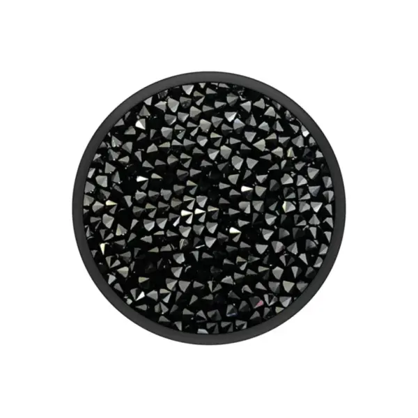 Popsockets Popgrip (Complete Swappable Popgrip) Jet Black Crystal-0