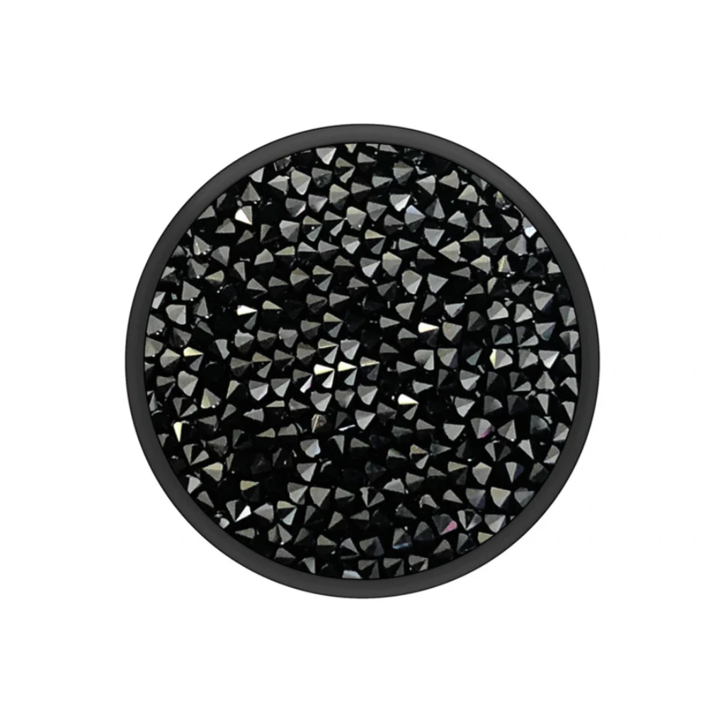Popsockets Popgrip (Complete Swappable Popgrip) Jet Black Crystal-0 Popsockets Popgrip (Complete Swappable Popgrip) Jet Black Crystal-0