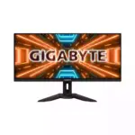 Gigabyte M34wq - 34 Inch Wqhd 144hz 1ms Hdmi 2.0 Edge Ips Gaming Monitor - Black-0