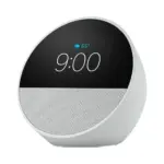 Amazon Echo Spot Smart Alarm Clock 2024 Edition - Glacier White-0
