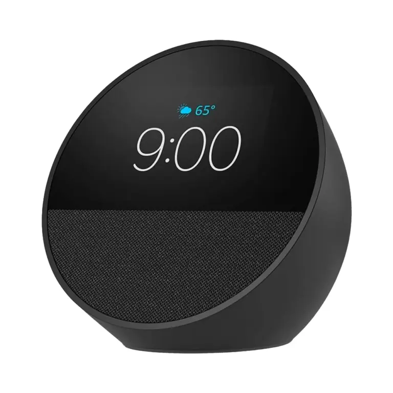Amazon Echo Spot Smart Alarm Clock 2024 Edition - Black-0
