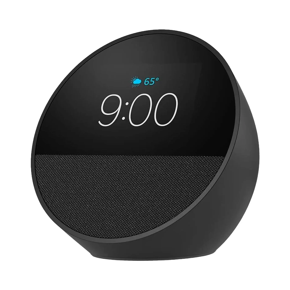 Amazon Echo Spot Smart Alarm Clock 2024 Edition - Black-0 Amazon Echo Spot Smart Alarm Clock 2024 Edition - Black-0