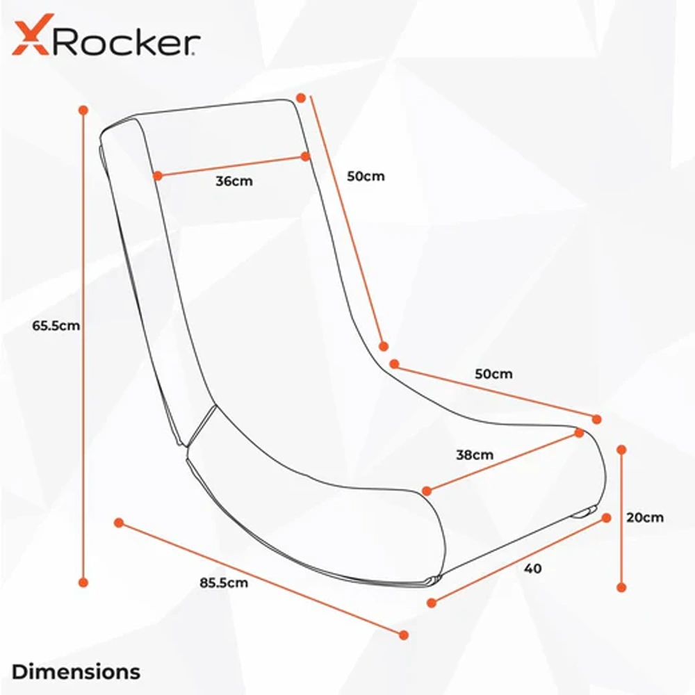 X Rocker Nintendo Video Rockers Princess Peach Power Up Gaming Chair-130637 X Rocker Nintendo Video Rockers Princess Peach Power Up Gaming Chair-130637