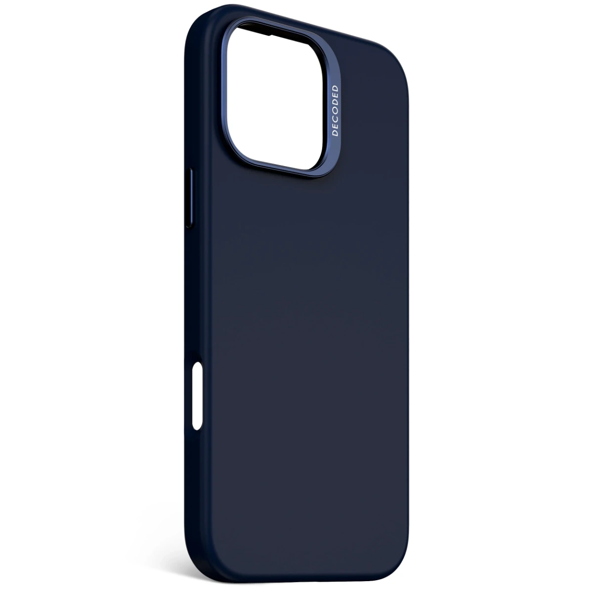 Decoded Silicone Antimicrobial Case For Iphone 16 Pro Max - Navy Blue-132139 Decoded Silicone Antimicrobial Case For Iphone 16 Pro Max - Navy Blue-132139