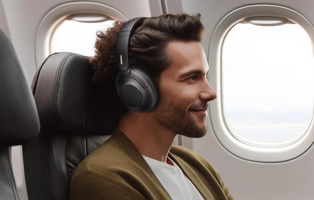 Ugreen Hitune Max5 Hybrid Anc Headphones - Black-132035 Ugreen Hitune Max5 Hybrid Anc Headphones - Black-132035