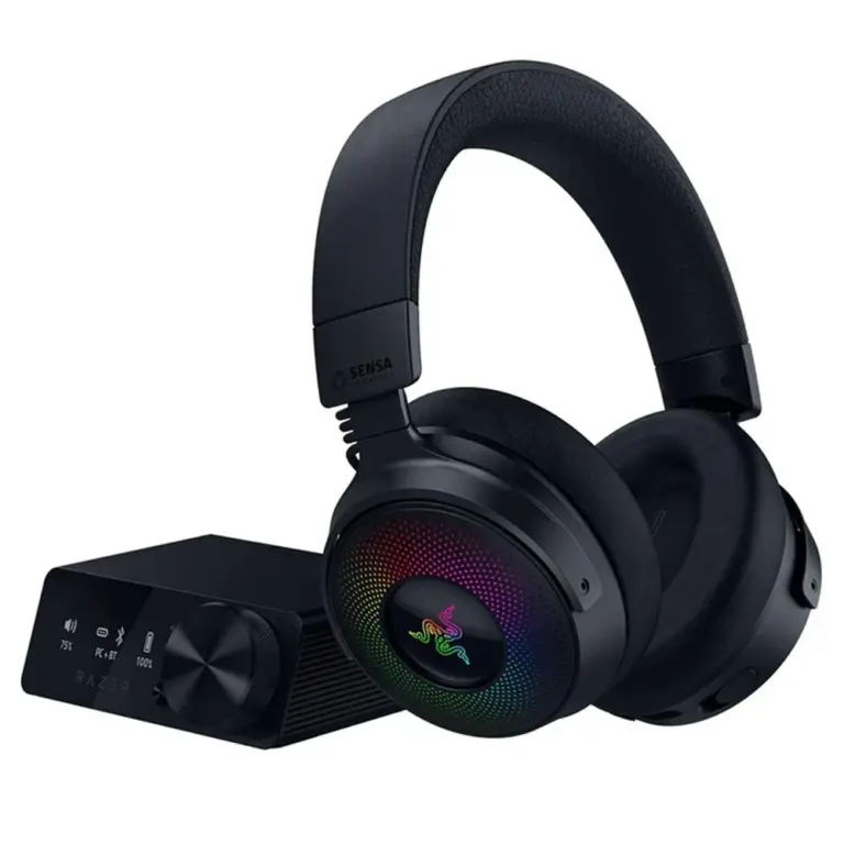 Razer Kraken V4 Pro Wireless Gaming Headset With Oled Control Hub For Pc, Ps5, Switch, Mobile - Black-0