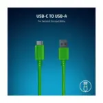 Razer Pbt Keycap + Coiled Cable Upgrade Set For Mechanical & Optical Gaming Keyboards - Green -129970