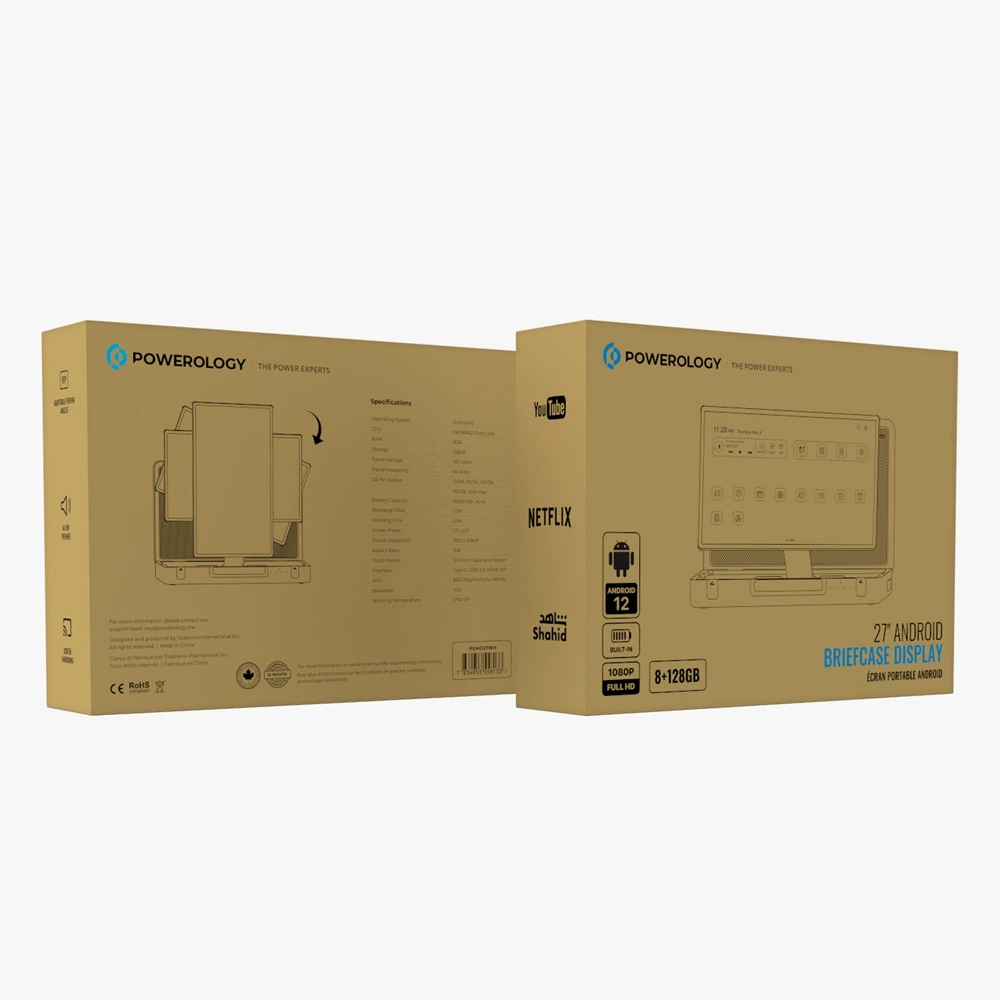 Powerlogy 27 Inch Briefcase Design Display-129985 Powerlogy 27 Inch Briefcase Design Display-129985