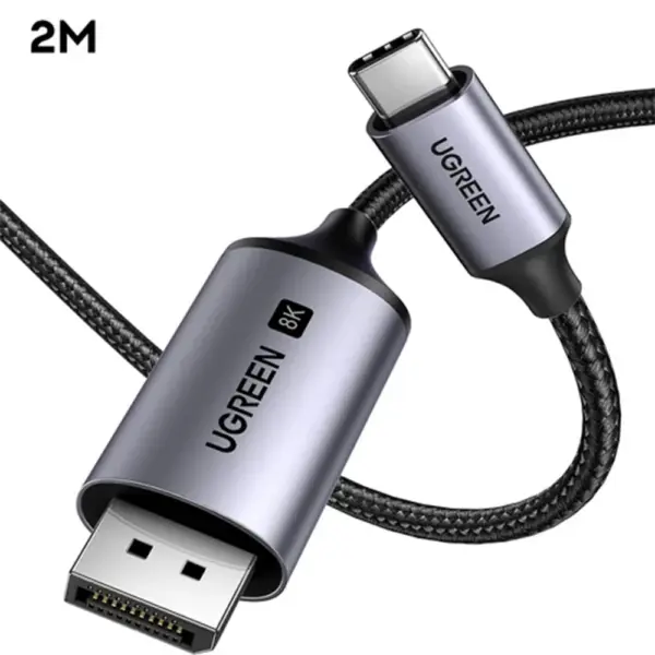 Ugreen Usb-c To Display Port 8k Cable - 2m-0
