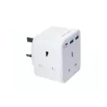 Ravpower 3-port Charger With 3ac Port 20w - White-130429