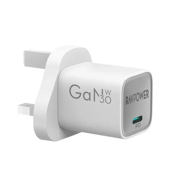 Ravpower Pd Pioneer Gan5.0 Mini Wall Charger 30w - White-0