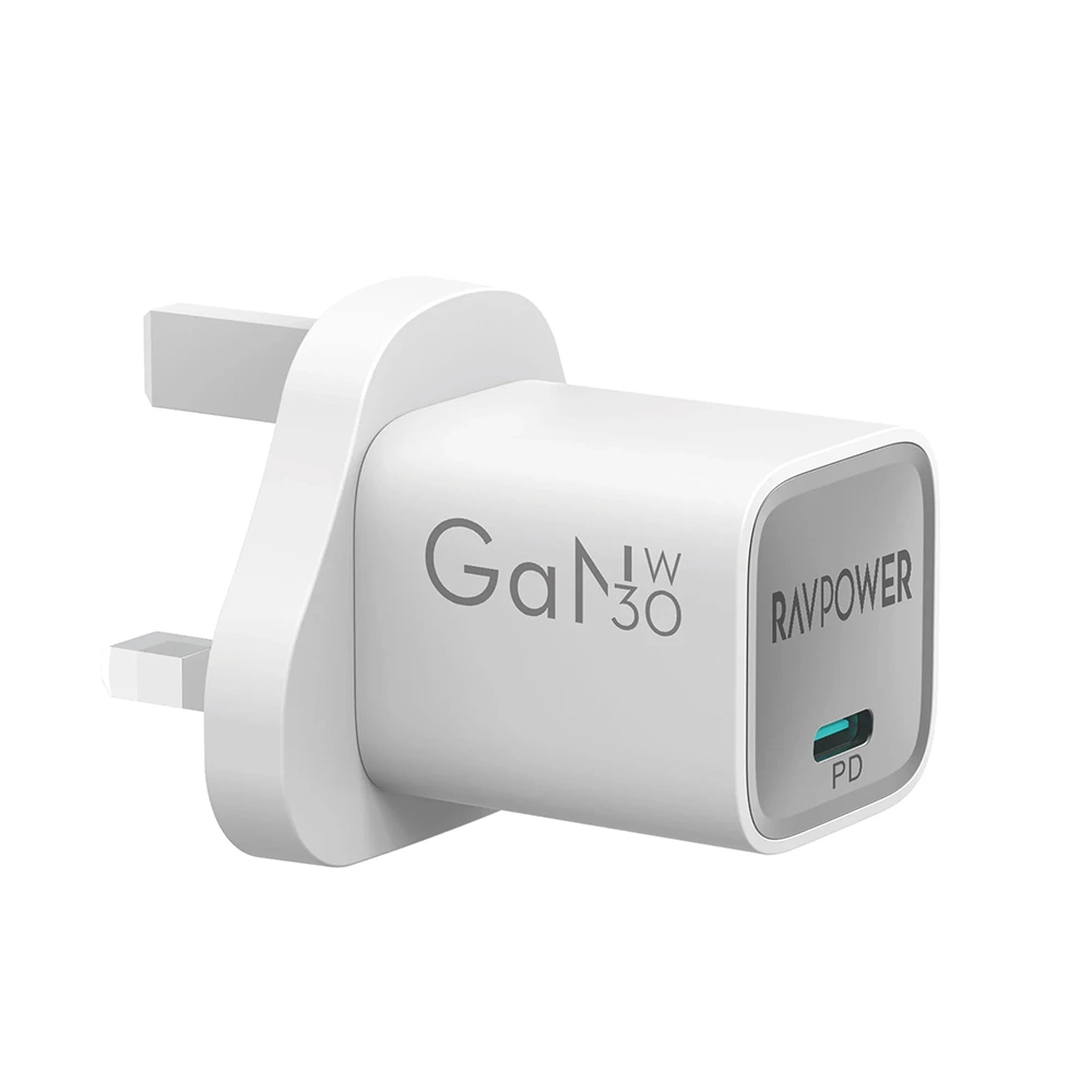 Ravpower Pd Pioneer Gan5.0  Mini Wall Charger 30w - White-0 Ravpower Pd Pioneer Gan5.0 Mini Wall Charger 30w - White-0