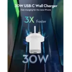 Ravpower Pd Pioneer Gan5.0 Mini Wall Charger 30w - White-130436