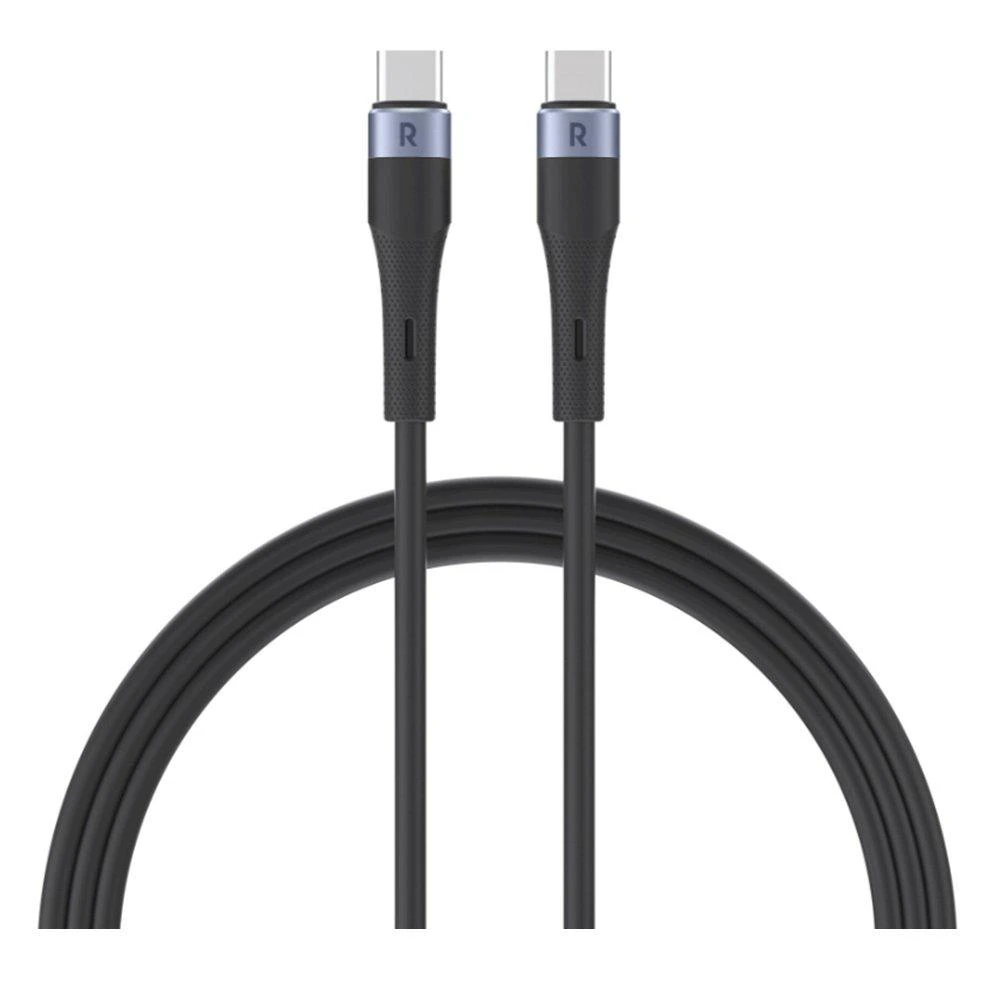 Ravpower 60w Siliconeusb-c To Usb-c Cable 1.2m – Black-0 Ravpower 60w Siliconeusb-c To Usb-c Cable 1.2m – Black-0