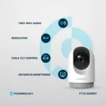 Powerology Indoor Ptz Smart Camera - White-130521